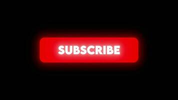 Vibrant YouTube Subscribe Button video