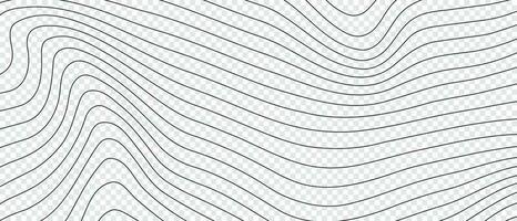 Abstract wavy background. Thin dark lines. Vector illustration