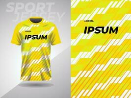 abstract sports yellow jersey football soccer racing gaming motocross cycling running vector