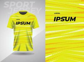 abstract sports yellow jersey football soccer racing gaming motocross cycling running vector