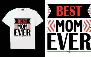 Mother's Day T-shits Design. vector