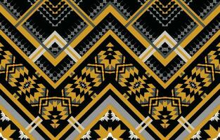 Ethnic pattern vector. Geometric design of American, Mexican, Western Aztec motif striped and bohemian pattern. designed for background,wallpaper,print, carpet,wrapping,tile,batik.vector illustratoin. vector