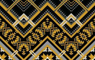 Ethnic pattern vector. Geometric design of American, Mexican, Western Aztec motif striped and bohemian pattern. designed for background,wallpaper,print, carpet,wrapping,tile,batik.vector illustratoin. vector