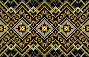 Ethnic pattern vector. Geometric design of American, Mexican, Western Aztec motif striped and bohemian pattern. designed for background,wallpaper,print, carpet,wrapping,tile,batik.vector illustratoin. vector