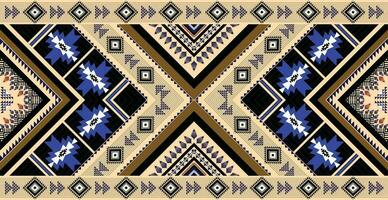 Ethnic pattern vector. Geometric design of American, Mexican, Western Aztec motif striped and bohemian pattern. designed for background,wallpaper,print, carpet,wrapping,tile,batik.vector illustratoin. vector