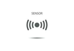 Sensor icon vector illustration on background