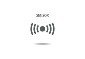 sensor icono vector ilustración en antecedentes