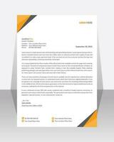 Business letterhead, Letterhead template with various colors, Letterhead template in flat  style, Modern company letterhead template design vector