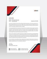 Business letterhead, Letterhead template with various colors, Letterhead template in flat  style, Modern company letterhead template design vector