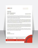 Business letterhead, Letterhead template with various colors, Letterhead template in flat  style, Modern company letterhead template design vector