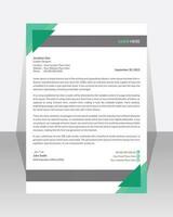 Business letterhead, Letterhead template with various colors, Letterhead template in flat  style, Modern company letterhead template design vector