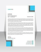 Business letterhead, Letterhead template with various colors, Letterhead template in flat  style, Modern company letterhead template design vector
