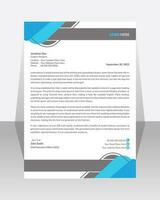 Business letterhead, Letterhead template with various colors, Letterhead template in flat  style, Modern company letterhead template design vector