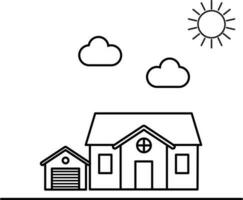 hand drawn  vector house