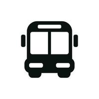 Bus icon isolated on white background vector