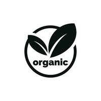 Organic icon isolated on white background vector