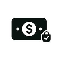 Secure payment icon isolated on white background vector