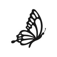 Butterfly icon isolated on white background vector