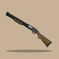 The Illustration of Shotgun vector