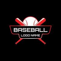 Baseball logo design vector pro