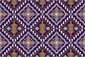 Ethnic Figure aztec embroidery style. Geometric ikat oriental traditional art pattern.Design for ethnic background,wallpaper,fashion,clothing,wrapping,fabric,element,sarong,graphic,vector illustration vector