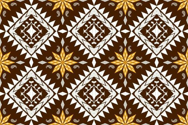 Ethnic Figure aztec embroidery style. Geometric ikat oriental traditional art pattern.Design for ethnic background,wallpaper,fashion,clothing,wrapping,fabric,element,sarong,graphic,vector illustration