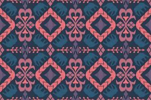 Ethnic Figure aztec embroidery style. Geometric ikat oriental traditional art pattern.Design for ethnic background,wallpaper,fashion,clothing,wrapping,fabric,element,sarong,graphic,vector illustration vector