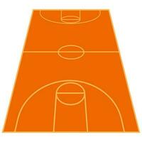 baskettball court vector background perspective view no people.