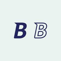 B Letter vector illustration