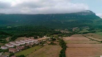 Aerial view of Navarra in Spain video