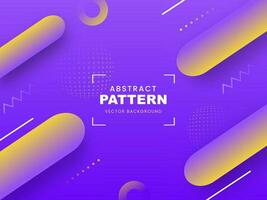 Abstract Purple Background with Geometric Gradient Lines. vector