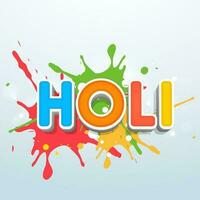 Festival of Colors, Happy Holi Concept. vector