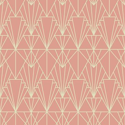 Vintage Art Deco Seamless Pattern. Line art geometric gold shapes. Modern ornaments vector illustration. Gatsby retro elegant background for fabric, wallpaper or wrapping