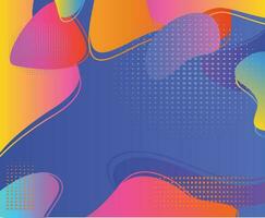 abstract memphis style colorful background vector