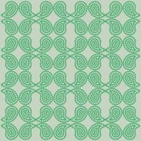 Pattern with floral and geometric elements. Intersecting curved and straight bold stripes forming abstract floral ornament. Vector background for design. Seamless Decorative lattice for louver.