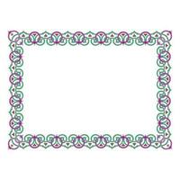 classic frame for beautiful decoration vector