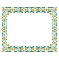 frame ornament in modern vintage style vector