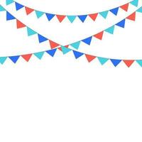 Party Flags Background vector pastel colourfull EPS10.