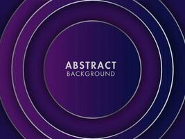 Gradient Purple Abstract Overlap Circles Background. vector