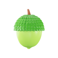 3d render do verde bolota elemento. png