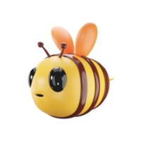 3d representación abeja. png