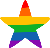 Regenbogen Illustration Star bunt süß png