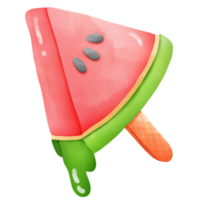 vattenmelon glasspinne png