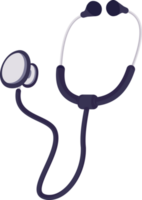 médical stéthoscope pour médecins. stéthoscope et vide espace icône faire appel png