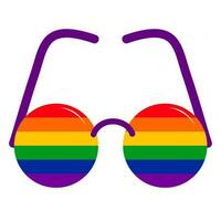 glasses rainbow design sunglasses art vector