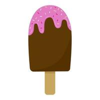 ice cream dessert chocolate vector