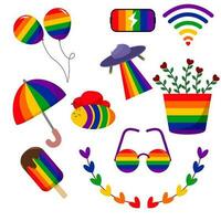 item rainbow design vector