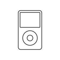 MPEG-4 Part 14 Outline Icons ... vector