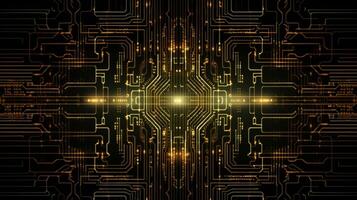 Digital technology background futuristic with cyberspace Concept. photo