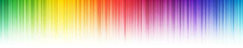 Rainbow colorful gradient vertical stripes. Many random transparent overlapped lines on gradient background. Vector illustration